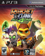 Capa de Ratchet & Clank: All 4 One