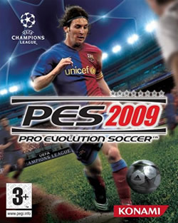 Cover of Pro Evolution Soccer 2009
