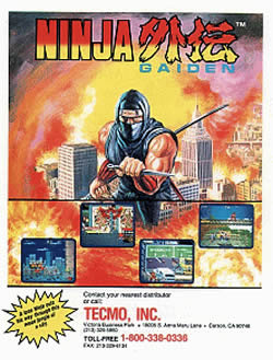 Capa de Ninja Gaiden (Arcade)