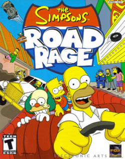 Cover of The Simpsons: Road Rage