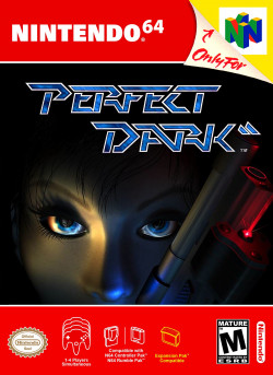 Capa de Perfect Dark (Nintendo 64)