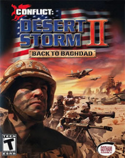 Capa de Conflict: Desert Storm II