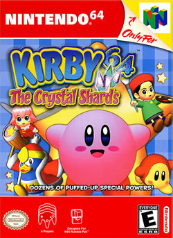 Capa de Kirby 64: The Crystal Shards