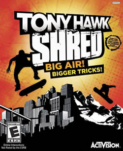 Capa de Tony Hawk: Shred