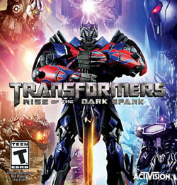 Capa de Transformers: Rise of the Dark Spark