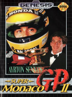 Capa de Ayrton Senna's Super Monaco GP II
