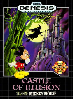 Cover of Castle of Illusion starring Mickey Mouse (1990)