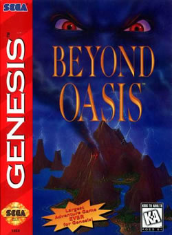 Capa de Beyond Oasis