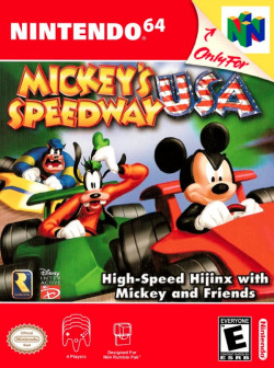 Capa de Mickey's Speedway USA