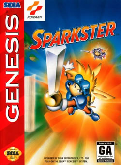 Capa de Sparkster (Mega Drive)