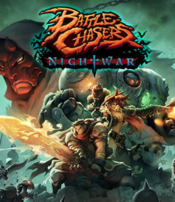 Capa de Battle Chasers: Nightwar