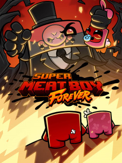 Capa de Super Meat Boy Forever