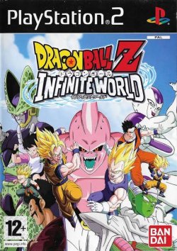 Capa de Dragon Ball Z Infinite World