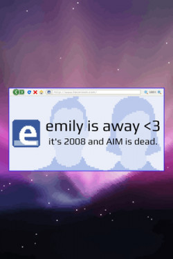 Capa de Emily Is Away <3
