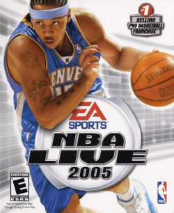 Cover of NBA Live 2005
