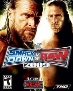 Capa de WWE SmackDown! vs. RAW 2009