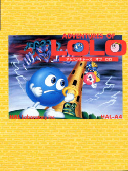 Capa de Adventures of Lolo (1989)