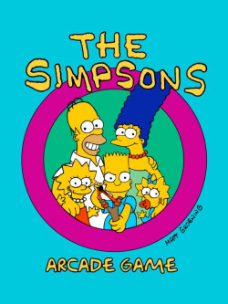 Capa de The Simpsons Arcade Game